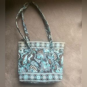 Vera Bradley Weekender Tote Brown Turquoise